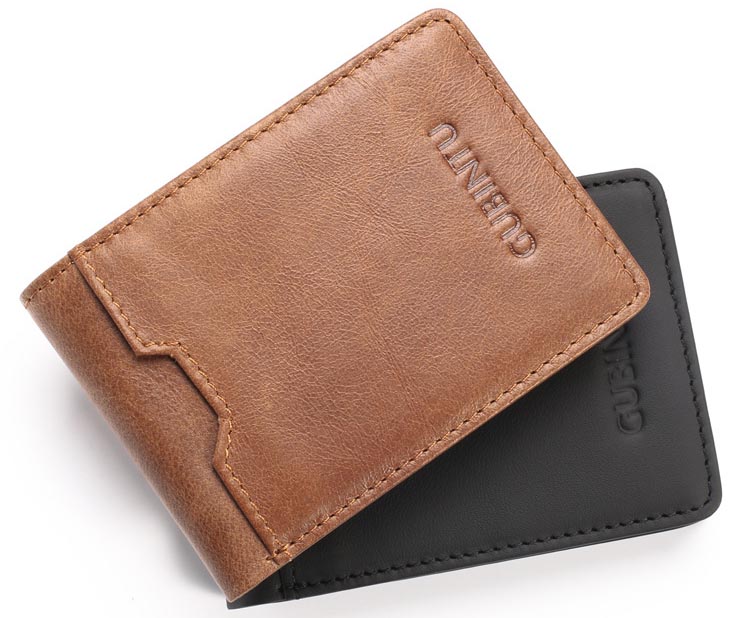 GUBINTU Dompet Pria Simple Vintage G752 Black 